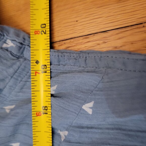 Eddie Bauer Womens Blue Teepee Button-Up Shirt L - Picture 5 of 6